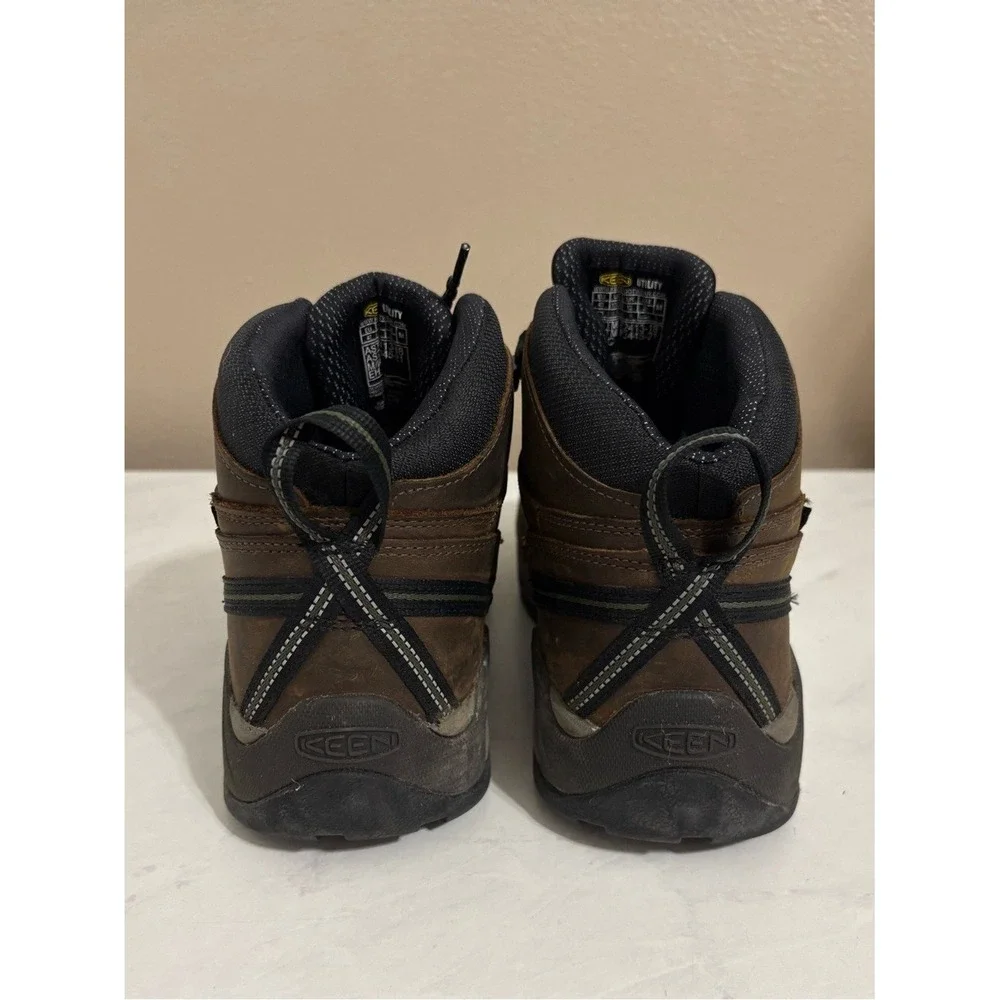 Keen Men's 13EE Brown Utility Detroit XT Steel Toe Leather Work Boots Workwear